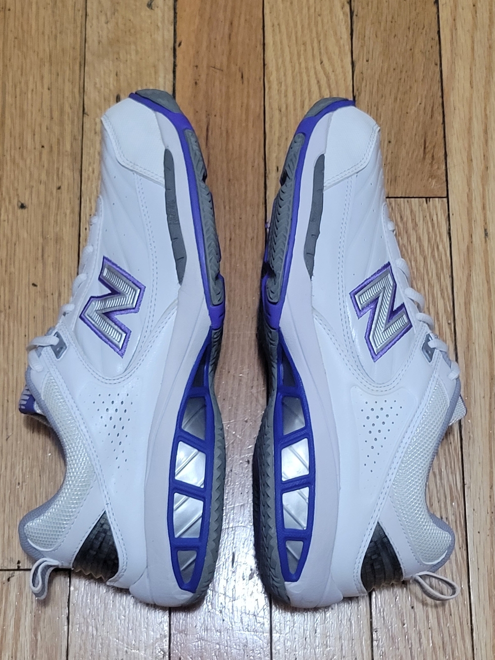 New Balance 806 Tennis Shoes White/Purple Size 10.5 New
